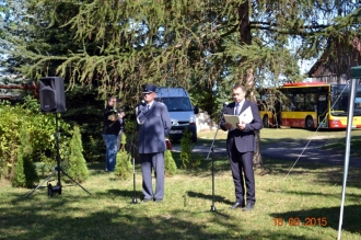 Odsłonięcie pomnika Jana Czuby - Krasnystaw - 18.09.2015 r.
