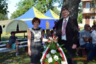 Odsłonięcie pomnika Jana Czuby - Krasnystaw - 18.09.2015 r.