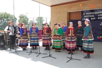 II Międzynarodowy Festiwal Ludowy Łączy Nas Kultura - Łopiennik Górny - 12.07.2015 r