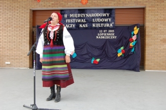 II Międzynarodowy Festiwal Ludowy Łączy Nas Kultura - Łopiennik Górny - 12.07.2015 r