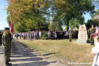 Odsłonięcie pomnika Jana Czuby - Krasnystaw - 18.09.2015 r.