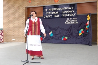 II Międzynarodowy Festiwal Ludowy Łączy Nas Kultura - Łopiennik Górny - 12.07.2015 r