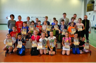 Turniej Badmintona o Puchar LOT Krasnystaw - Łopiennik 28.04.2016r.