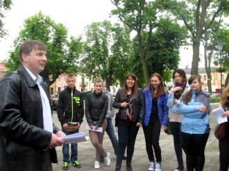 II Gra miejska Śladami historii - Krasnystaw 31.5.2014 r.