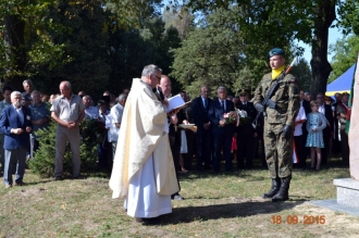 Odsłonięcie pomnika Jana Czuby - Krasnystaw - 18.09.2015 r.