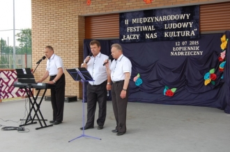 II Międzynarodowy Festiwal Ludowy Łączy Nas Kultura - Łopiennik Górny - 12.07.2015 r